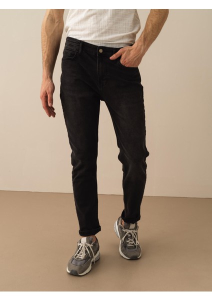 Pamuklu Slim Fit Denim Pantolon