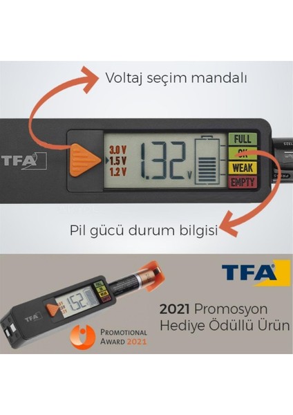 98.1126.01 Pil Doluluk Ölçüm Cihazı modelleri