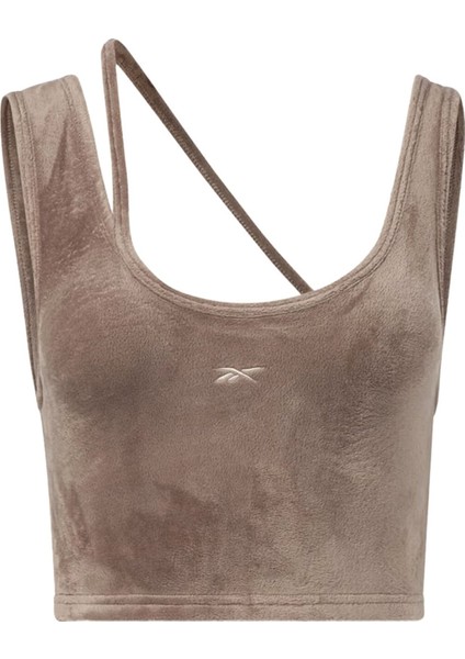 cl Wde Plush Tank Kahverengi Kadın Atlet indirimleri