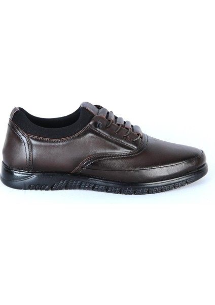 7863-2 Antik Kahve Deri Erkek Casual Ayakkabı10