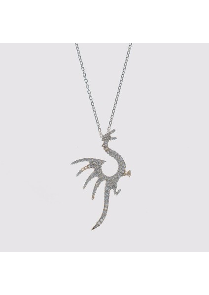 925 Ayar Gümüş – El Yapımı “Dragon Spirit” Ejderha Kolye