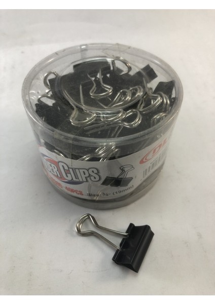 Kıskaç Metal 19 mm 40 Adetli Saklama Kutusunda