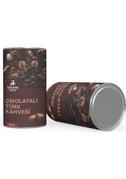 Addis Ababa Coffee Coffee Çikolatalı Aromalı Türk Kahvesi 250 gr