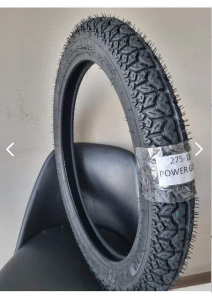 275-18 Tt(Tubetype) Motosiklet Lastiği Power Grip
