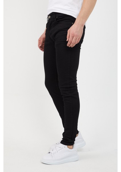 Erkek Siyah Skinny Fit Jean Pantolon fiyatları