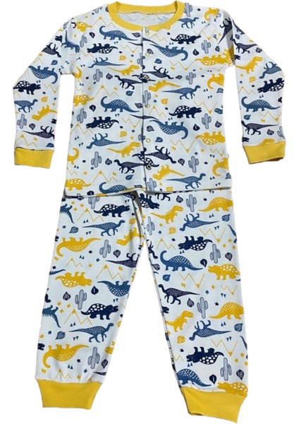 BY CWHR %100PAMUK Uzun Kollu Mevsimlik Bebek Pijama Takımı,kız Bebek Pijama Takımı,erkek Bebek Pijama Takımı