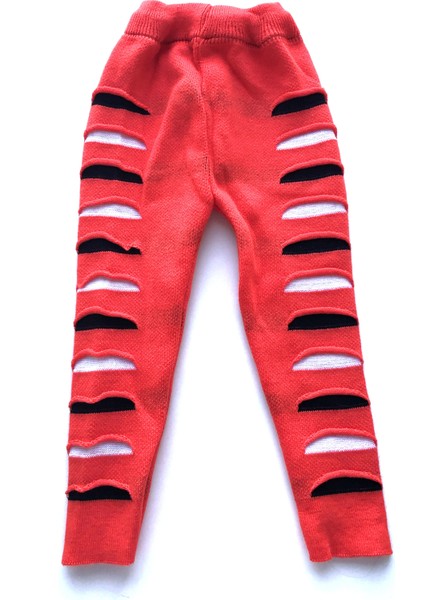 Kız Çocuk Çizgili Alt Triko Yün Çorap Tayt