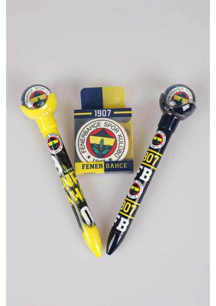 LİSANSLI FENERBAHÇE VERSATİL UÇLU KALEM ve SİLGİ SETİ