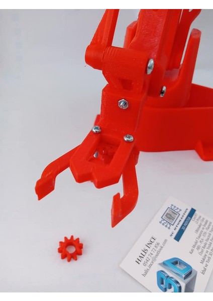 Arduino Raspberrypi Robot Kol Projesi Mk2 Plastik Set + Civatasomun Takımı