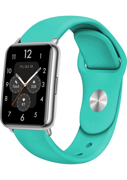 Huawei Watch Fit 2 Uyumlu A+ Kalite Klasik/spor Jel Silikon Kordon