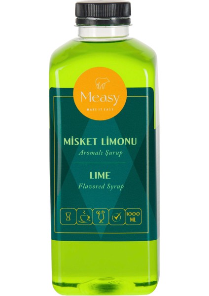 Misket Limonu Kahve & Kokteyl Şurubu 1 Lt