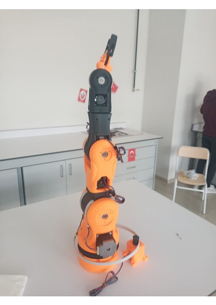 6eksen Robot Kol Projesi  6AXİS Robotic Arm Mekanik Tam Set