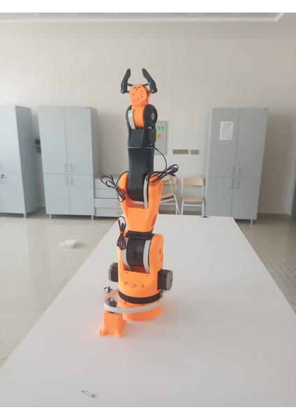 6eksen Robot Kol Projesi  6AXİS Robotic Arm Mekanik Tam Set