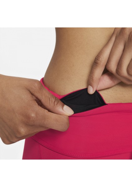 Air Dri-Fit Fold-Over Waist 7/8 Running Kadın Spor Tayt DR7553-643 indirimleri