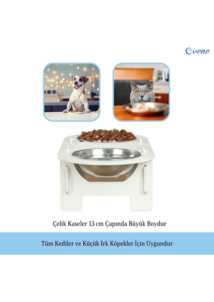 Mama Su Kabı Paslanmaz Çelik Taslı 2'li Ahşap Kedi ve Köpek Suluk Oval Model modelleri