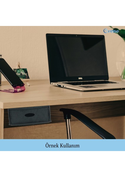 Gizli Çekmece Organizer Masa Altı Saklama Kabı Büyük Boy Demonte Mdf modelleri
