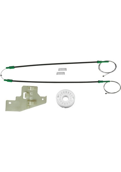 Peugeot 407 2004-2010 Cam Kriko Teli Ön Sol Tamir Takımı