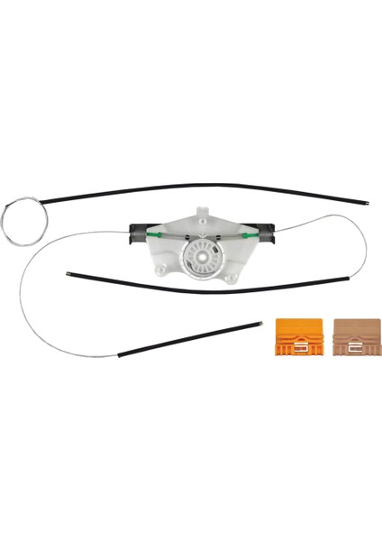 Touareg 2003-2009 Arka Cam Kriko Teli Sol Tamir Takımı Motor Kapaklı