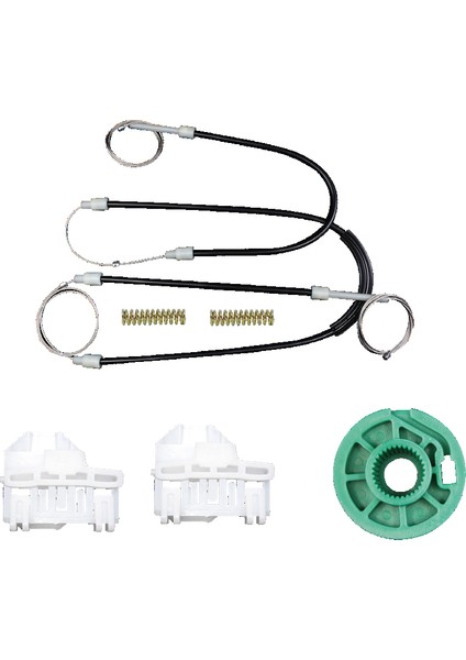 Audi A4 Coupe 1994-2000 Cam Kriko Teli Ön Sol Tamir Takımı