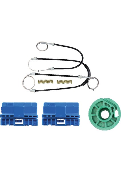 Audi A3 Coupe 1996-2003 Cam Kriko Teli Tamir Takımı Ön Sol