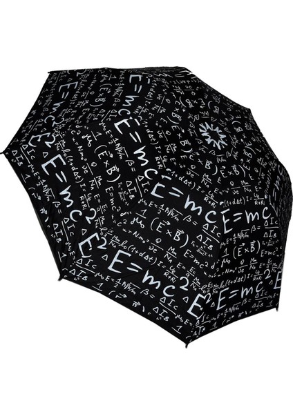 Matematik Formül Desenli Şemsiye Çanta Boy Şemsiye modelleri