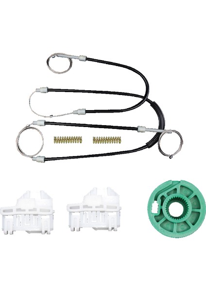 Audi A4 Coupe 1994-2000 Cam Kriko Teli Ön Sağ Tamir Takımı