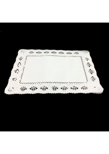 10 Adet Dantel Modeli Kağıt Dikdörtgen Tepsi Altlığı 26X37CM Kağıt Altlık Peçete fiyatları