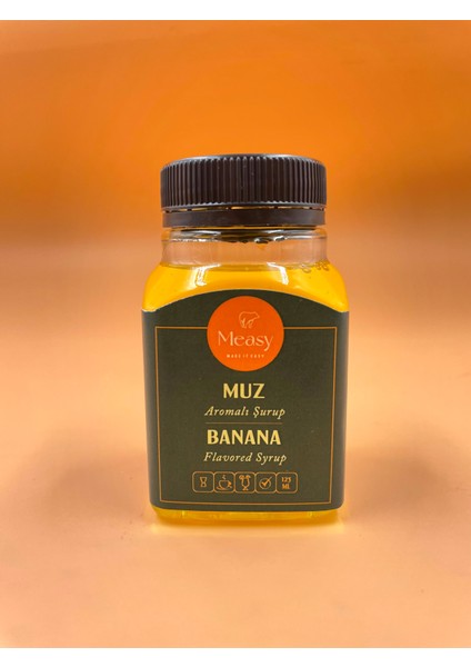 Muz Kahve & Kokteyl Şurubu 125 ml