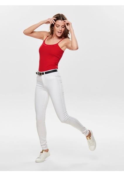 Bayan Beyaz Renk Kot Pantolon 15174842 indirimleri