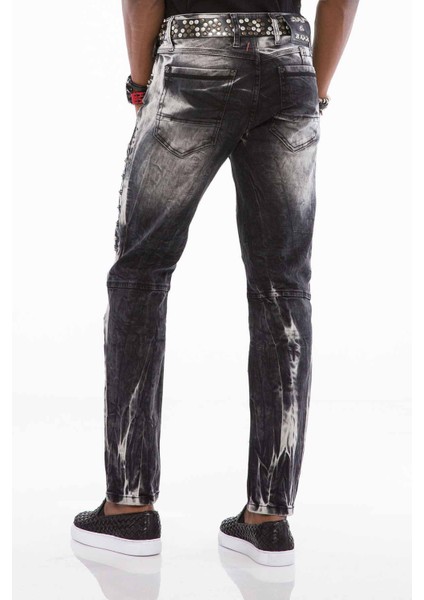 CD496 Yıkama Desenli Street Wear Jeans