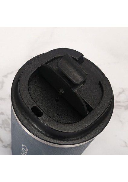 304 L Çelik Vakumlu Lacivert Kahve El Termos Mug 500 ml