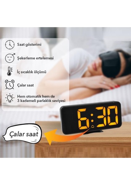 60.2027.01 Alarmlı Dijital Saat Termometre modelleri