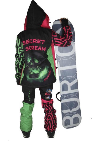 SS7972 Secret Scream Snowboard Mont & Pantolon Takımı