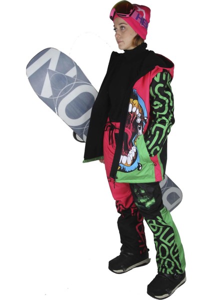 SS7972 Secret Scream Snowboard Mont & Pantolon Takımı