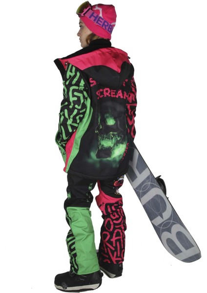 SS7972 Secret Scream Snowboard Mont & Pantolon Takımı