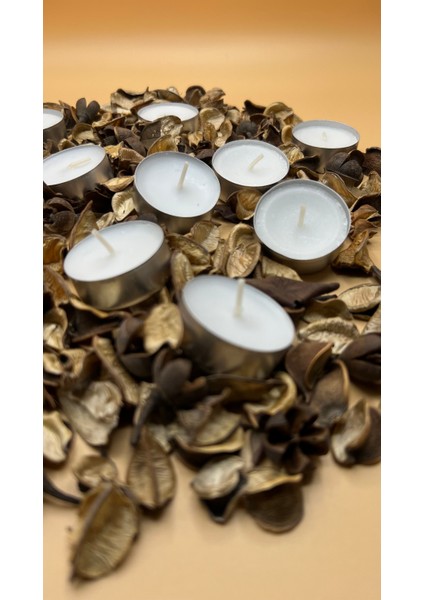 Tealight Mum Mini Boy Soya Parafinli 500 Adet Beyaz (EKONOMİK)