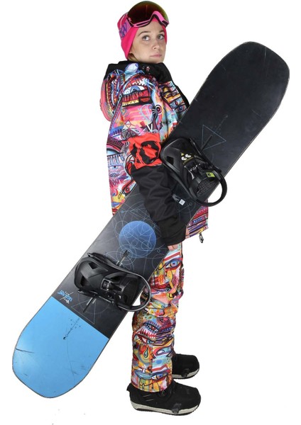 SS7978 Artistic Touch Kadın Snowboard Mont & Pantolon Takımı