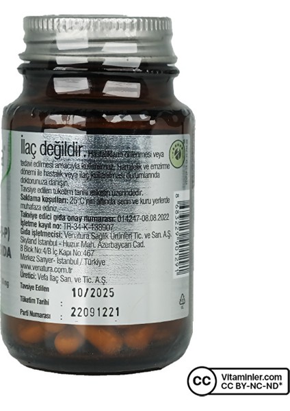 Vitamin B6 (P-5-P) 30 Kapsül fırsatları