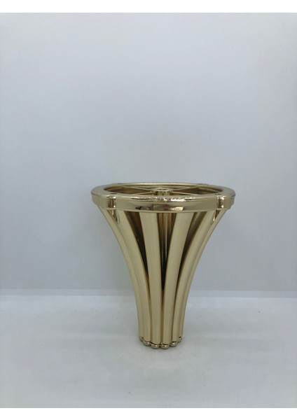 Plastik. 12 cm Gold Kaplama, Dekoratif Koltuk,mobilya,ünite Ayağı (4 Adet)