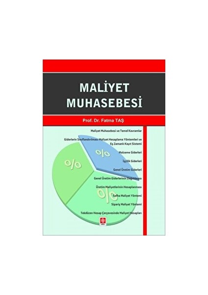 Maliyet Muhasebesi - Fatma Taş