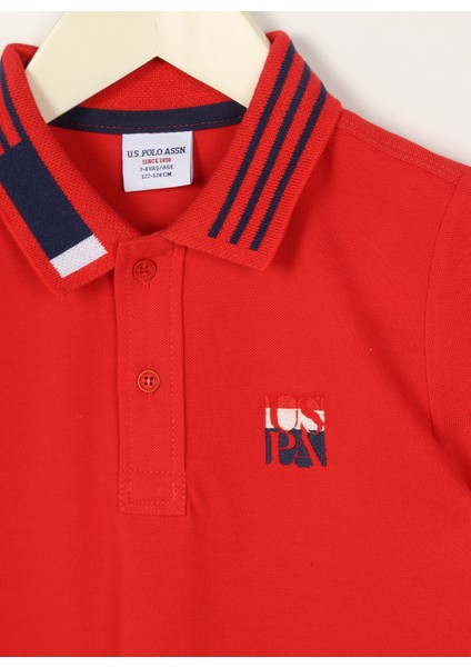 Düz Kırmızı Erkek Çocuk T-Shirt Komunkids modelleri