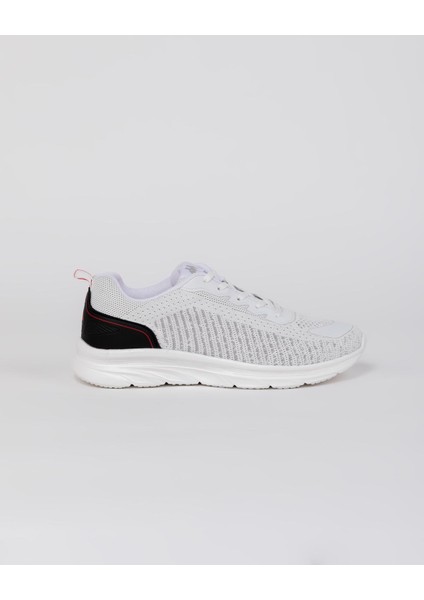 Lizbon Unisex Beyaz-Gri Spor Ayakkabı