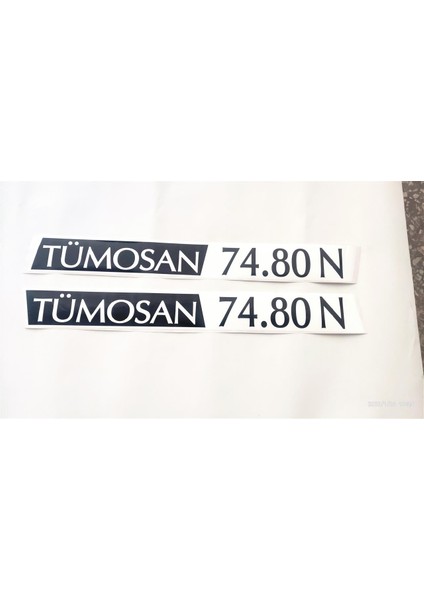 Klasik 74.80 N Yan Yazı Tanıtım Etiketi (1996-2000 Model) Sağ-Sol Takım