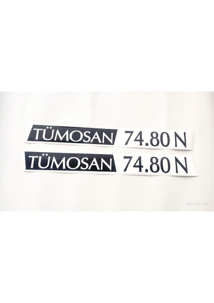 Klasik 74.80 N Yan Yazı Tanıtım Etiketi (1996-2000 Model) Sağ-Sol Takım fiyatları