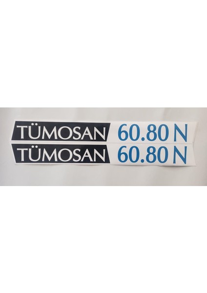 Klasik 60.80 N Yan Yazı Tanıtım Etiketi (2001-2009 Model) Sağ-Sol Takım