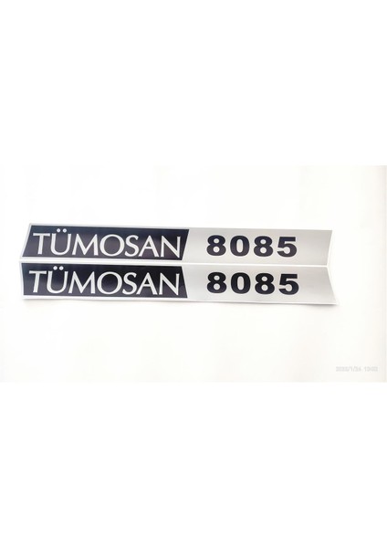 Klasik 8085 Yan Yazı Tanıtım Etiketi (2010-2017 Model) Sağ-Sol Takım