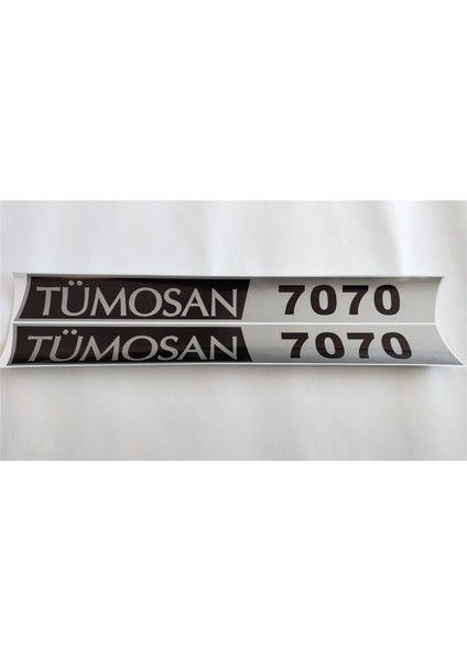 Klasik 7070 Yan Yazı Tanıtım Etiketi (2010-2017 Model) Sağ-Sol Takım