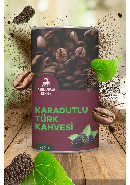 Addis Ababa Coffee Coffee Karadutlu Aromalı Türk Kahvesi 250 gr