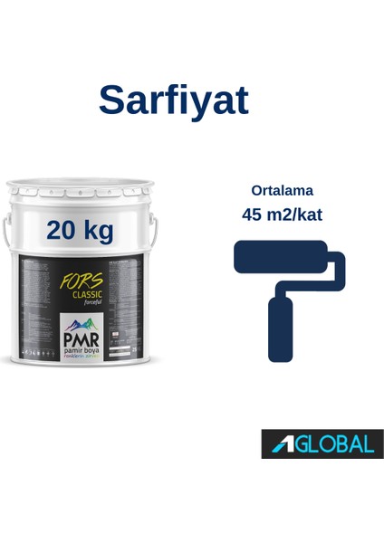 PMR Pamir Boya 20KG Fors Classic Forcefull - Isg Boyası