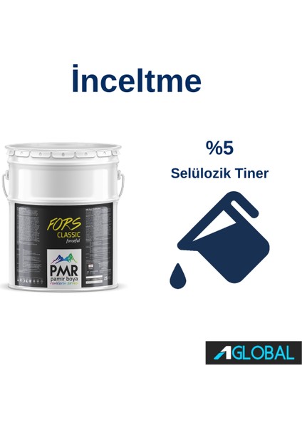 PMR Pamir Boya 20KG Fors Classic Forcefull - Isg Boyası
